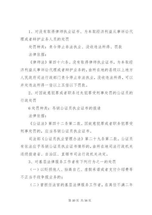 司法局行政执法公开管理制度.docx