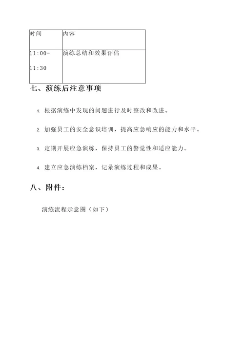 公司应急避难演练方案