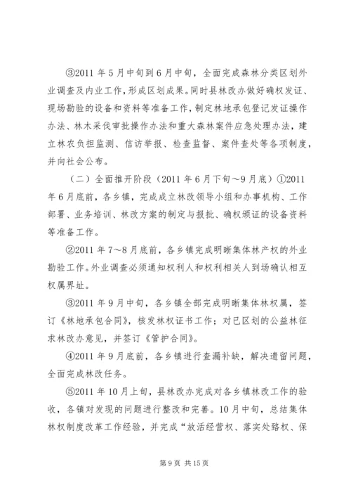 集体林权私有化实施方案 (5).docx