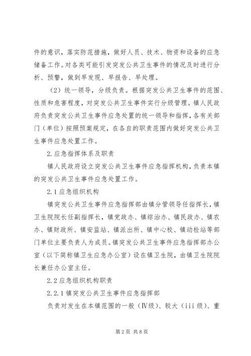 乡镇突发公共卫生事件应急预案.docx