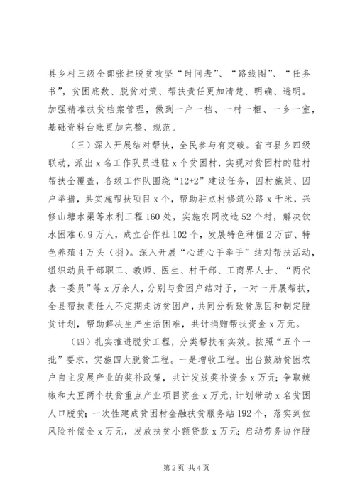 全县脱贫攻坚誓师暨突出问题集中整改动员会议讲话稿.docx