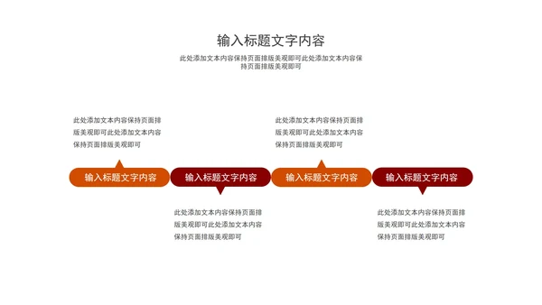 红色简约风年终述职报告PPT模板