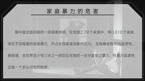 国际消除家庭暴力日，反对家庭暴力通用PPT模板