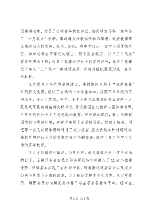 团委工作调研会上的汇报材料 (4).docx