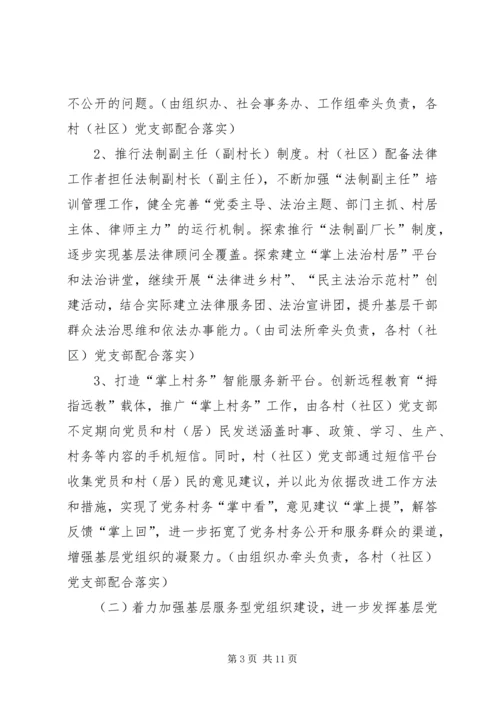 街道基层组织治理行动工作方案.docx