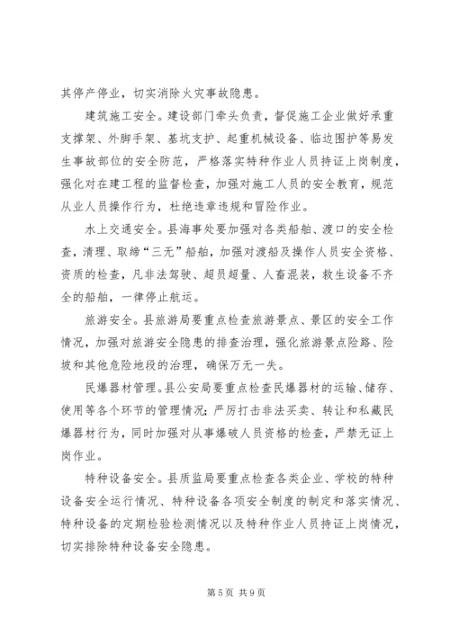 副县长在全县安全生产电视电话会会议上的讲话.docx