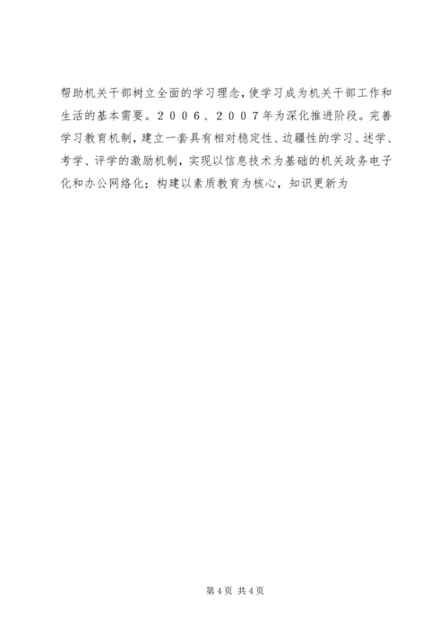 关于创建学习型机关的实施意见 (8).docx