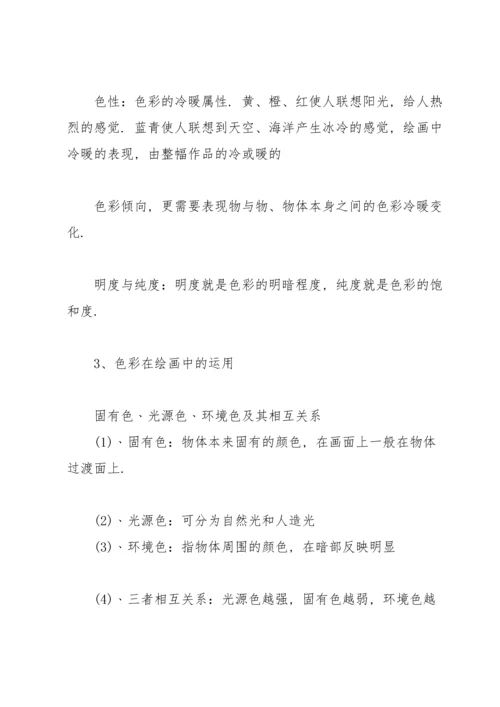 初中美术教案备课万能模板.docx