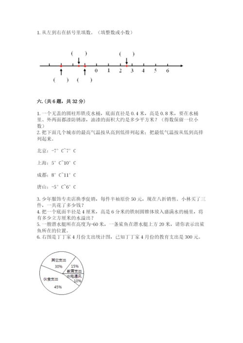 青岛版小升初数学模拟试卷含答案（a卷）.docx