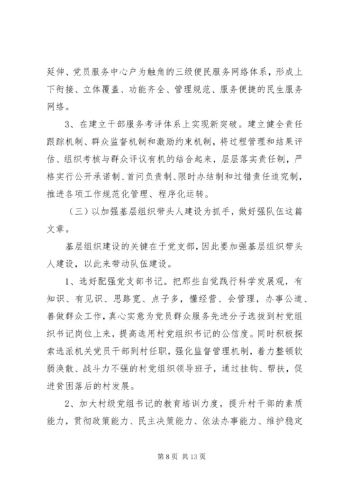 乡镇政府基层组织建设规范化调研报告.docx