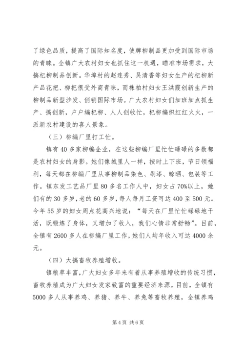 妇联增收致富调查工作汇报.docx