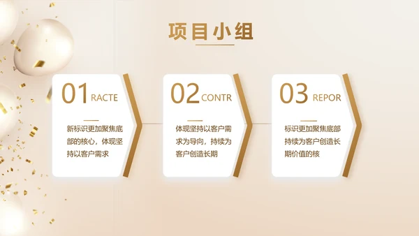 金色公司5周年庆ppt模板活动策划方案