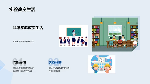 科学实验探秘PPT模板