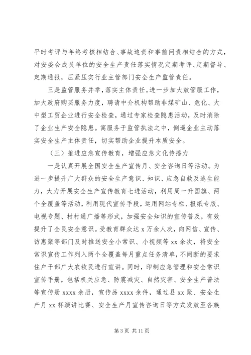 应急管理局XX年工作总结及XX年工作计划范文（1）.docx