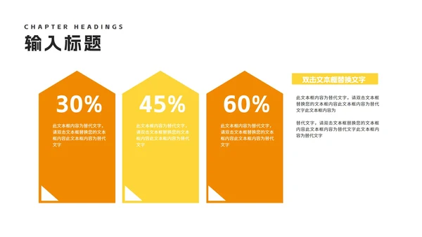 简约风橙色几何毕业论文答辩PPT模板