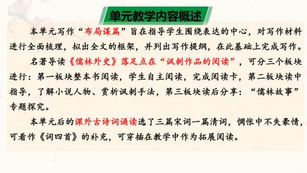 第三单元（单元解读课件）-九年级语文下册同步备课系列（统编版）(共24张PPT)