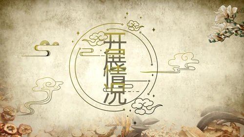 中医文化工作总结汇报计划动态PPT模板