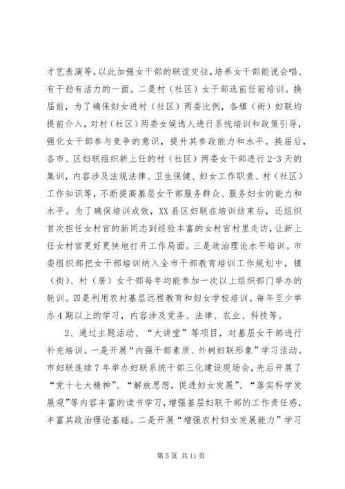基层女干部培训需求调研报告 (2).docx