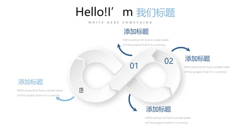 蓝色简约时尚医疗报告动态PPT