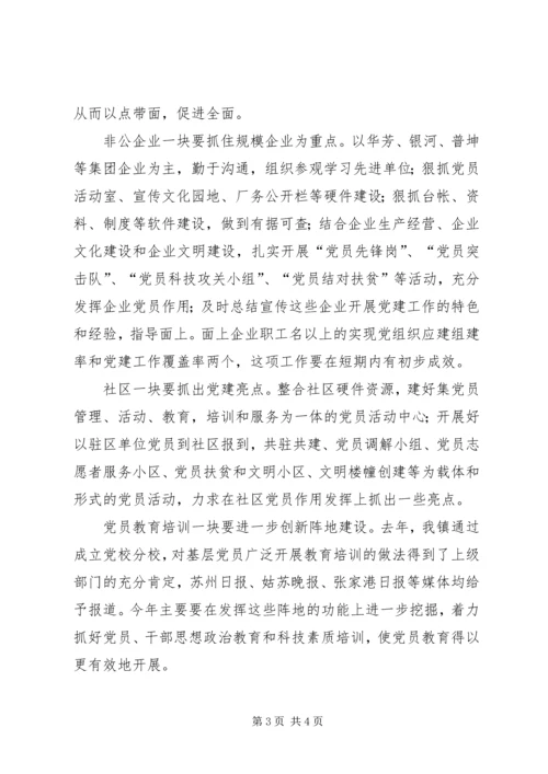 扎实基础创特色抓好党建促经济.docx