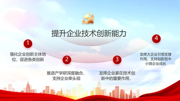 红色大气以高质量党建引领乡村振兴动态PPT
