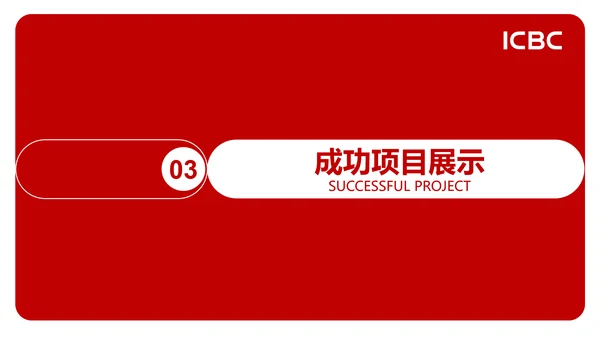 中国工商银行工行工作总结汇报PPT模板