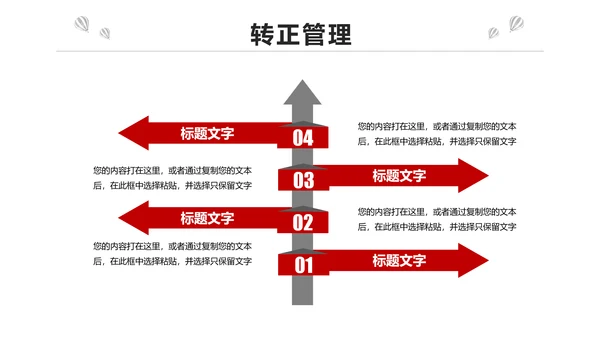 红色简约大气企业员工入职培训PPT模板
