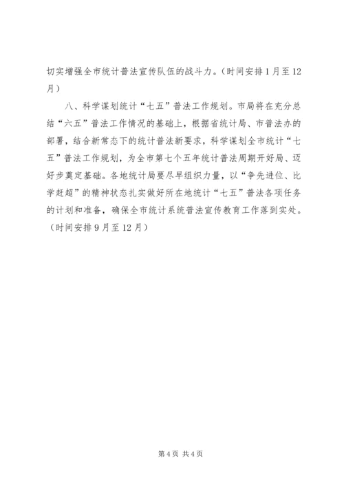 统计部门年度普法教育工作计划.docx