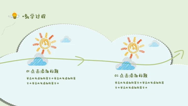 卡通说课儿童早教幼儿园通用PPT模板