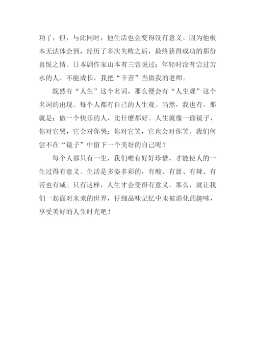 关于人生的作文800字.docx