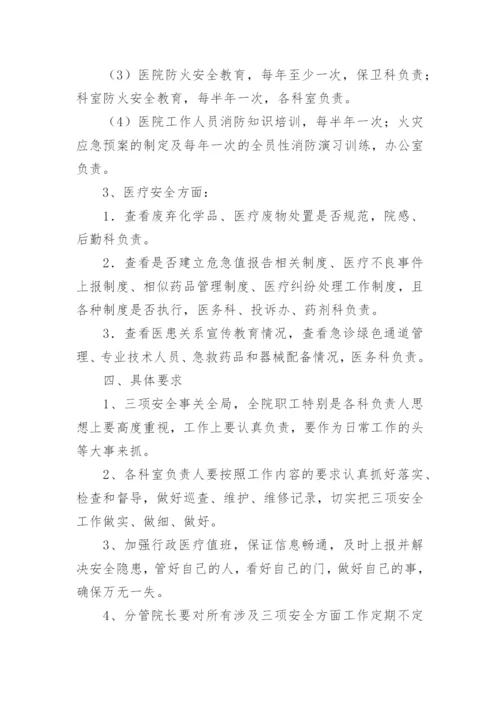 医院安全生产集中整治工作实施方案.docx