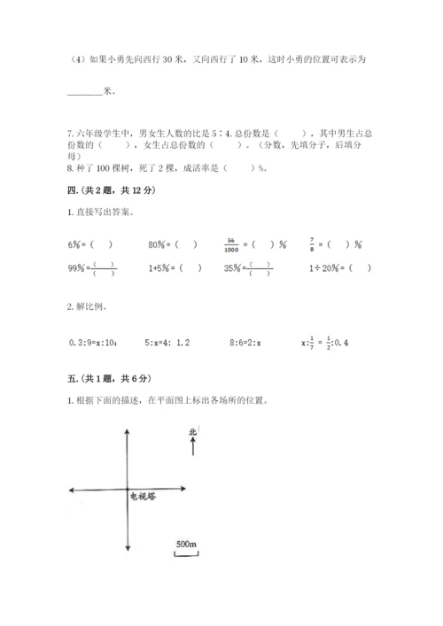 沪教版六年级数学下学期期末测试题【新题速递】.docx