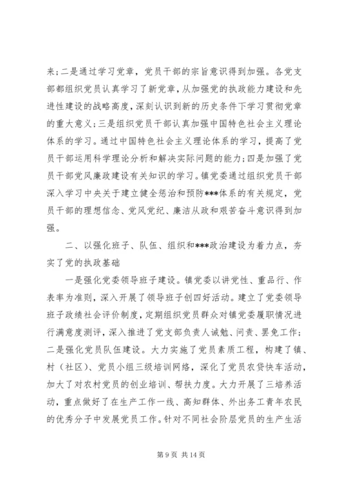 对党建工作的评价表.docx