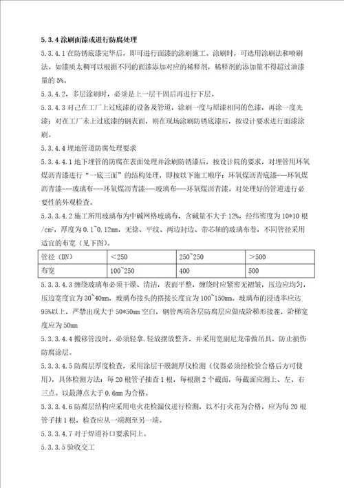 管道防腐施工方案