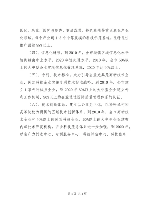 科技发展十一五计划及XX年远景规划纲要 (2).docx