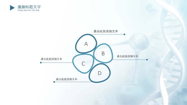 生物基因细胞DNA医疗医学PPT模板