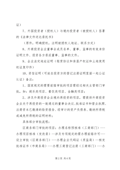 企业申报年检所需材料清单 (2).docx