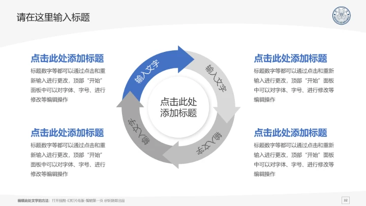厦门大学课题学术汇报毕业论文答辩通用PPT模板