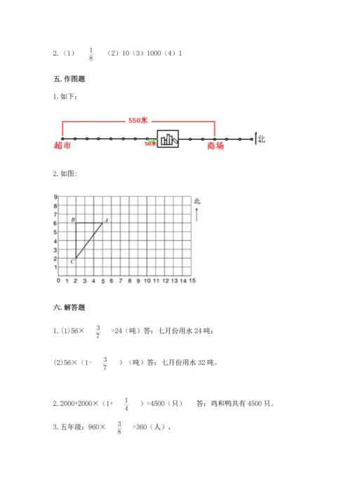 人教版六年级上册数学期中测试卷（必刷）.docx