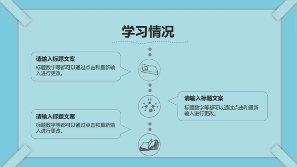 线条教育课件ppt模板