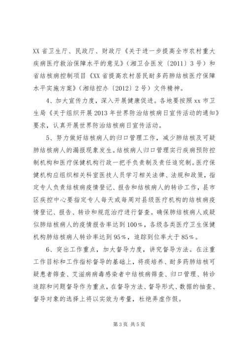 某市结核病防治工作计划.docx