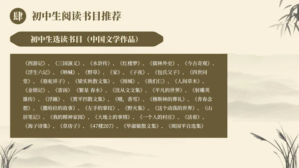 黄色古典国风花卉语文开学第一课主题教育PPT模板