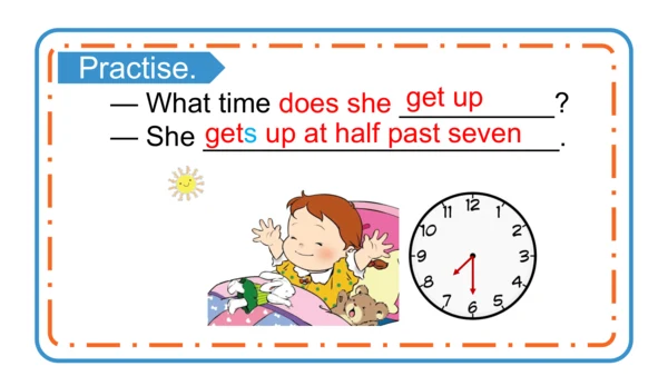 Module 8 Unit 1  What time does your school start?