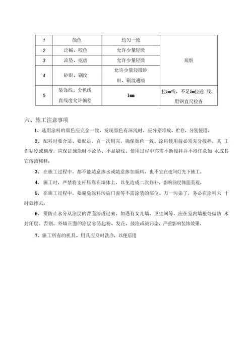 外墙涂料翻新施工方案学习资料