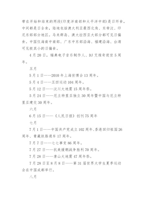 关于2023年大事详细时间表大全.docx