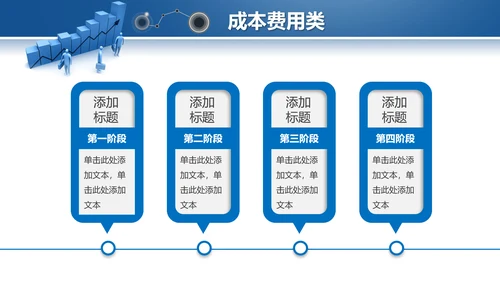 蓝色2019年度财务数据分析报告PPT