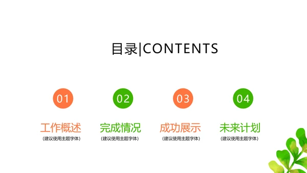 夏日清凉工作总结动态PPT模板