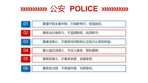 蓝色大气公安警察年终工作计划动态PPT模板