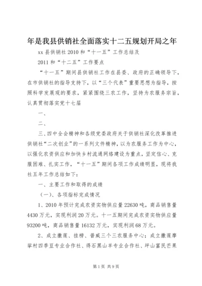年是我县供销社全面落实十二五规划开局之年 (5).docx