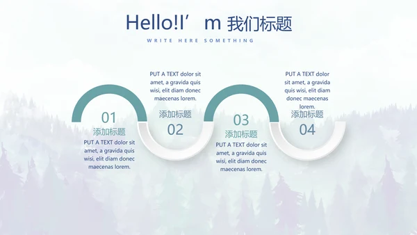 手绘保护森林资源主题班会动态PPT